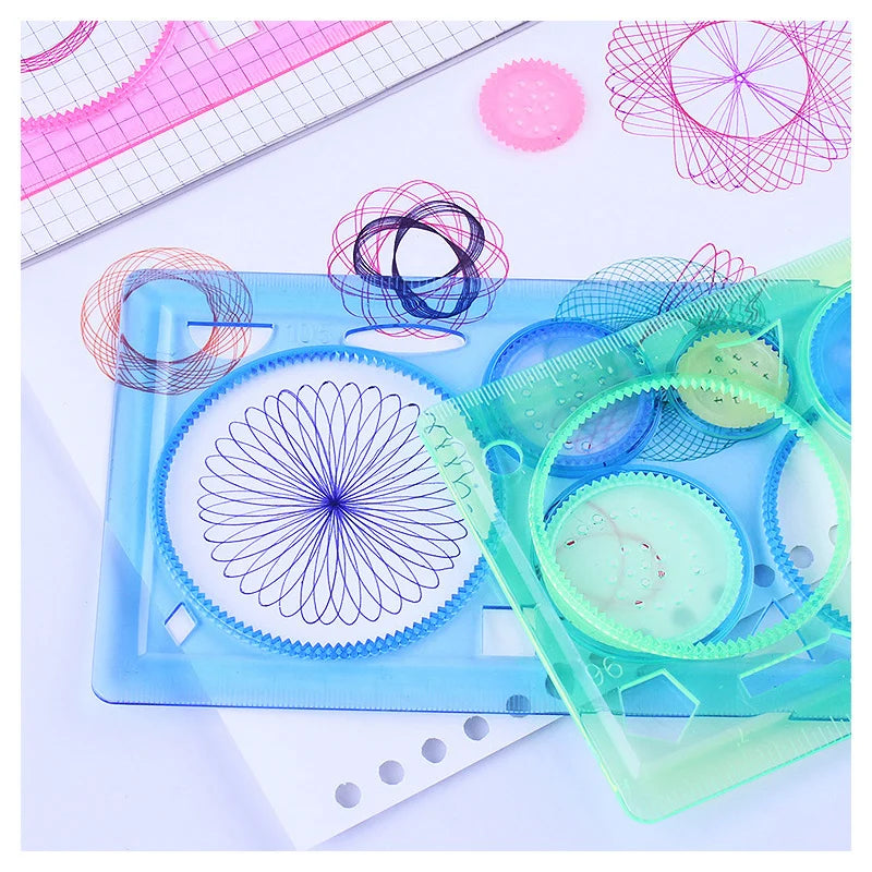 Geometry Spirograph Drawing Stencil Set - Creative Educational Toy