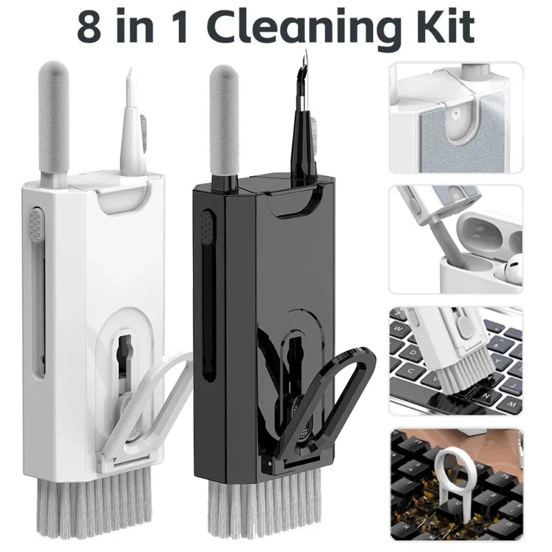 Versatile 8-in-1 Cleaning Kit for Electronics & Accessories