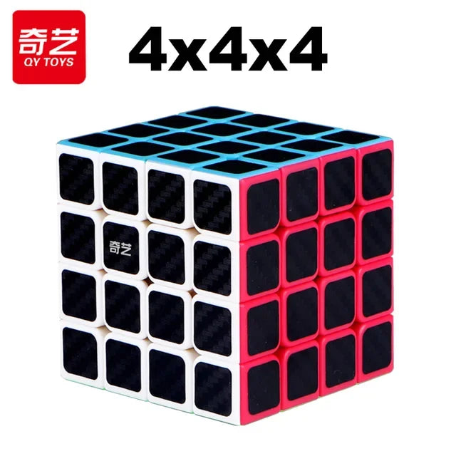 QiYi Dino Cube 3X3 Magic Speed ​​Cube - Jouet de puzzle professionnel sans autocollant pour enfants