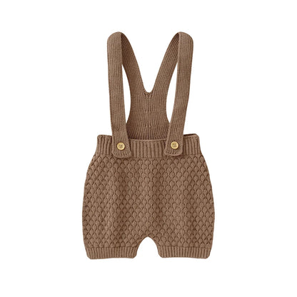 Newborn Baby Fashion Solid Sleeveless  Rompers