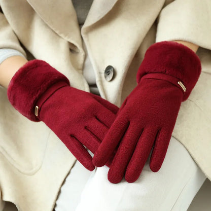 Winter Women’s Touchscreen Gloves - Velvet Lined