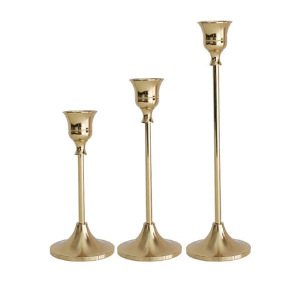 European Style Metal Candle Holders for Home Decor