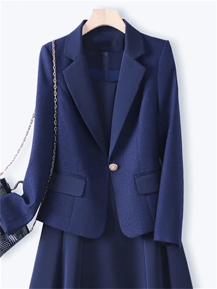 Costume Chic Minimaliste Pour Femme - Élégance Parfaite Au Travail