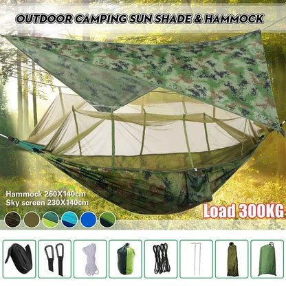 Tente hamac imperméable de camping portable