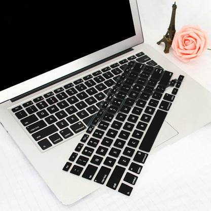 Black Silicone Keyboard Cover for MacBook Air/Pro (12/13/15 inch)