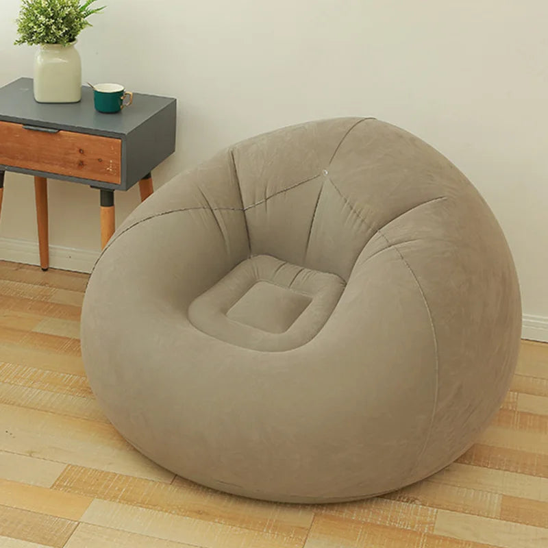 PVC Inflatable Sofa Hot Single Lounger for Living Room