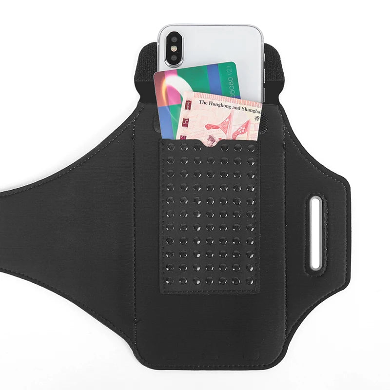 Reißverschluss-Armtasche für iPhone und Samsung