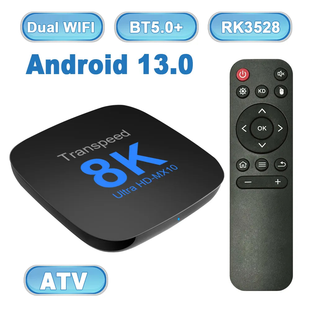 tv box android, android box, atv box, media box, smart tv box, wifi tv box, iptv box android, remote control, internet tv box, transpeed android tv box