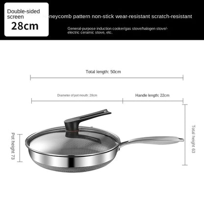 Non-stick  Stainless Steel Frying Pan