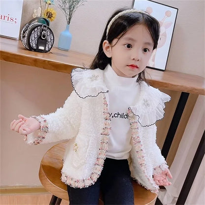 Girls' Winter Fur Coat
