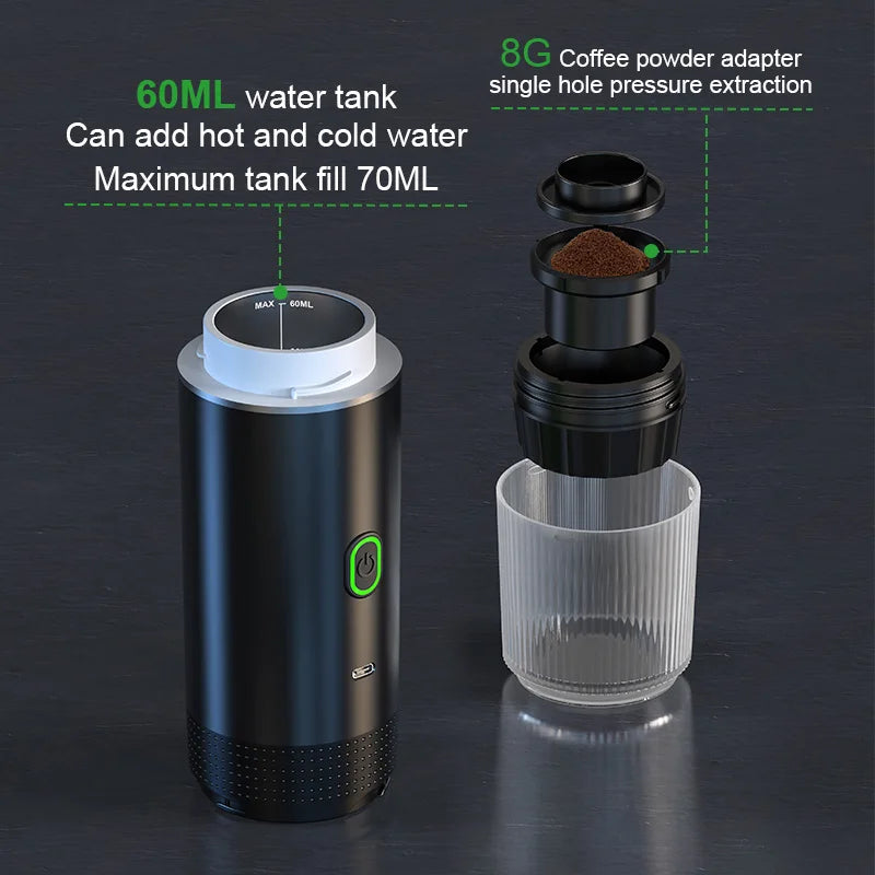 Wireless Electric Espresso Coffee Maker