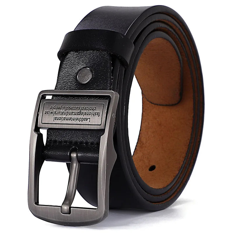 Ceinture en cuir de vache pour homme