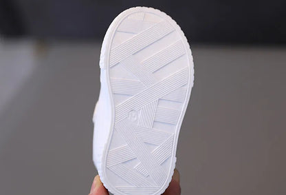 Chaussures décontractées blanches pour bébé garçon fille