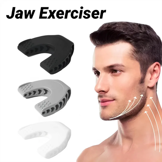 Unisex U-Shape Jaw Exerciser Neck Toning Face Muscle Training Double Chin Reducer Resistance Levels