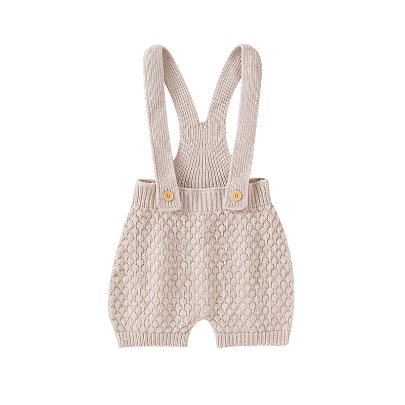 Newborn Baby Fashion Solid Sleeveless  Rompers