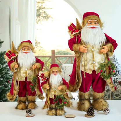 30cm Santa Claus Doll Christmas Decoration & Gift