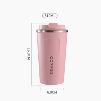 510ml Stainless Steel Thermos Coffee Mug with Temperature Display