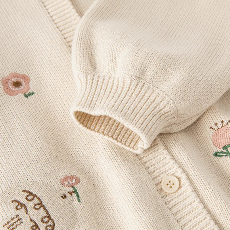 Baby Girls' Cozy Autumn Knit Cardigan