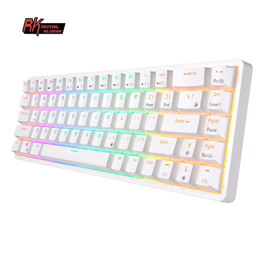 Niedliche rosa Gaming-Tastatur mit 61 Tasten 🎮
