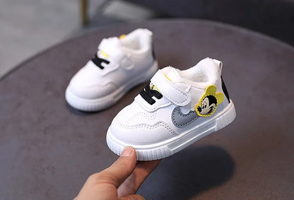 Chaussures décontractées blanches pour bébé garçon fille