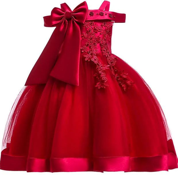3-10 Years Kids Christmas Party Dresses For Girls