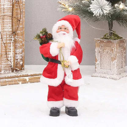 Home Navidad Christmas Ornaments - Santa Claus with Gifts