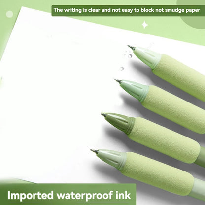 4PCS Green Series 0.5MM Gel Pens Pack