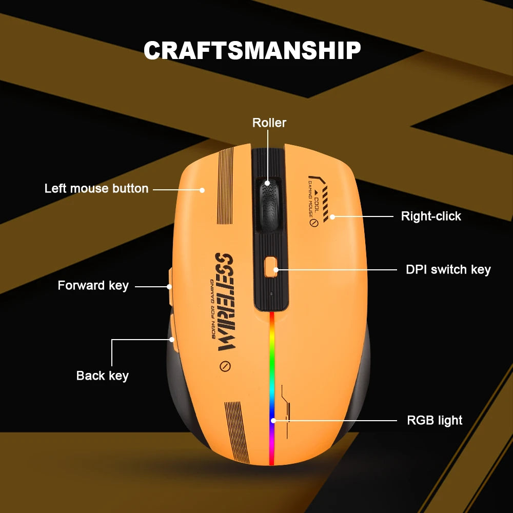 LT-T19 wiederaufladbare Gaming-Maus