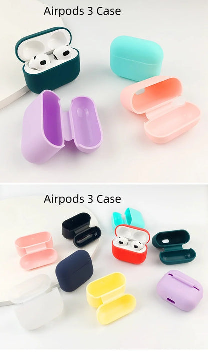 Étui de protection en silicone souple pour AirPods