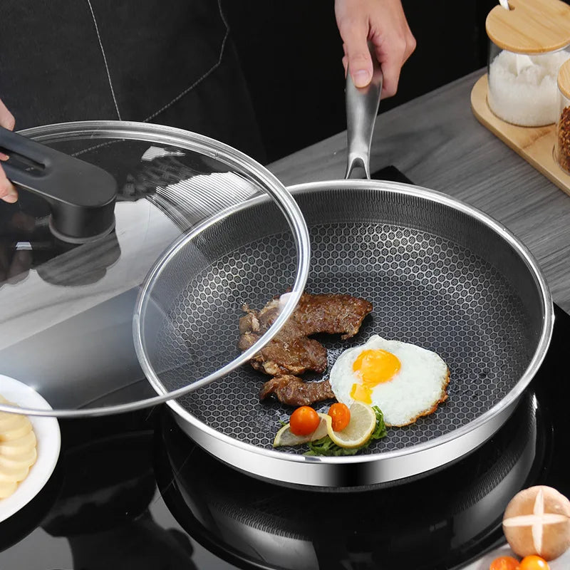 Non-stick  Stainless Steel Frying Pan