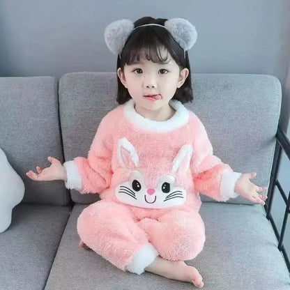 Ensemble bébé en peluche lapin Kawaii