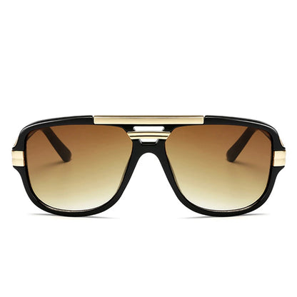 Square UV400 Shades Gradient Men Sunglasses