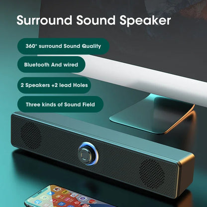 Barre de son Surround 4D avec Bluetooth