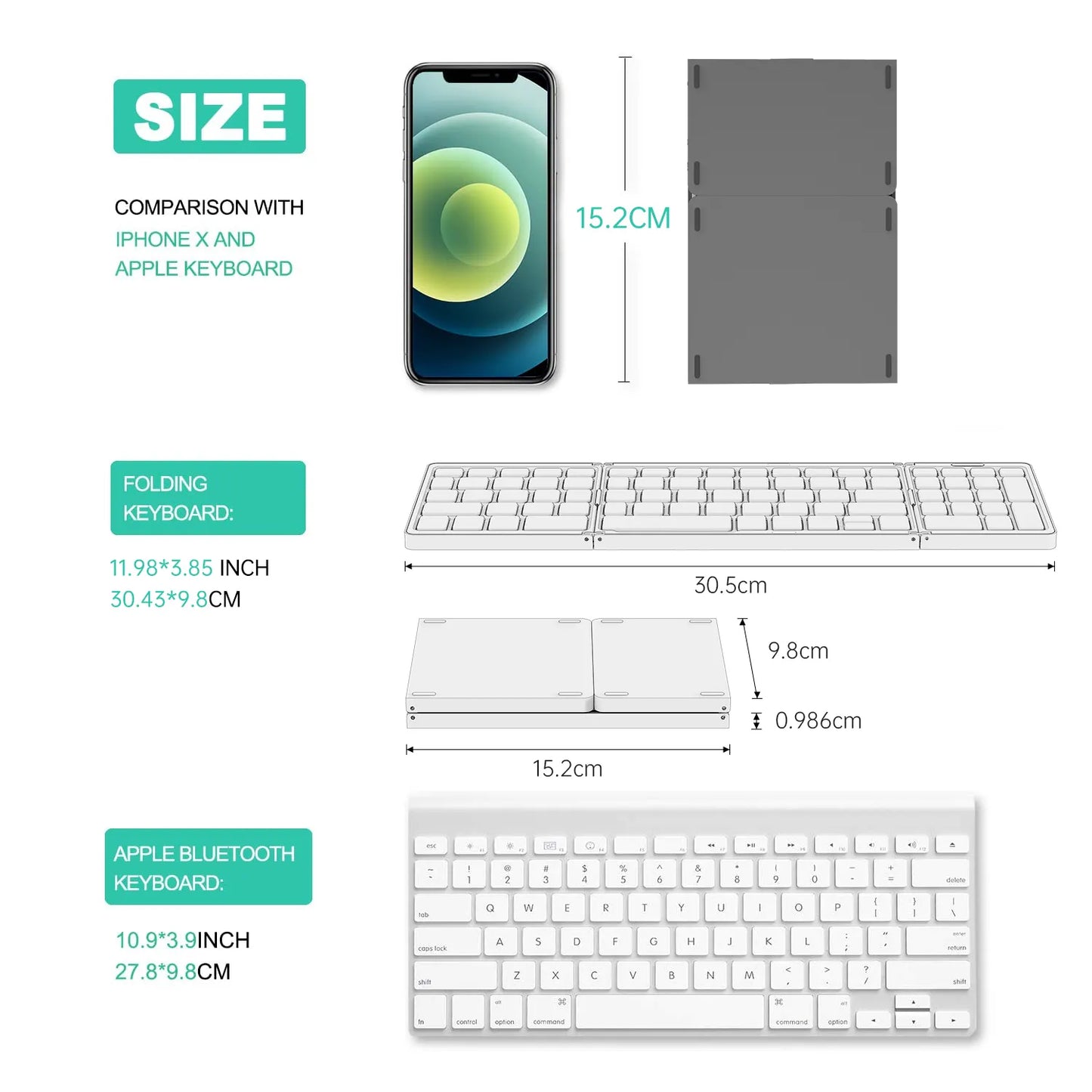 Ultradünne Bluetooth-Tastatur