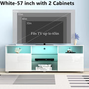 65-Inch TV Stand with LED Lights