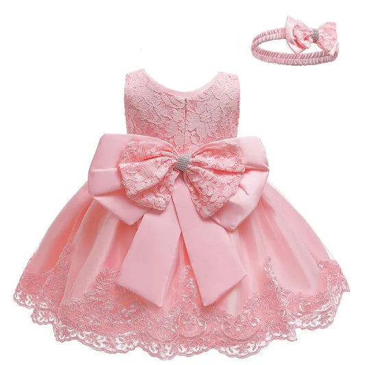 Robes en dentelle pour bébé fille nouveau-né