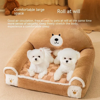 Cozy Pet Sofa Bed Winter Warmth