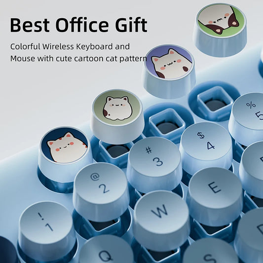 Niedliche rosa Cartoon-Funkmaus