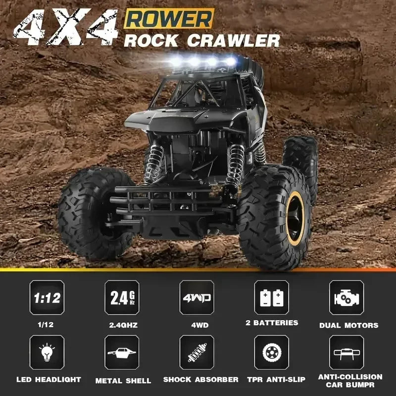 Jouet de voiture d'escalade RC Monster 4WD