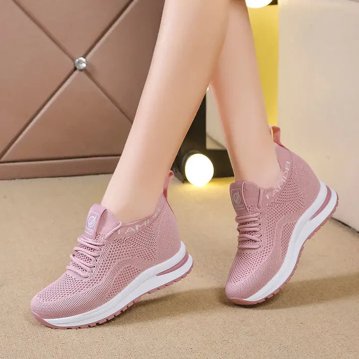 Women's Summer Hidden Heel Wedges Casual Sneaker