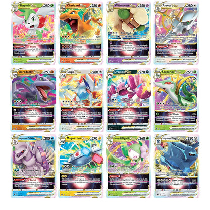 Lot de 50 cartes à collectionner Pokémon GX VMAX pour jeu de combat pour enfants