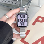 Slim Bracelet For Apple Watch Ultra 49mm 8/7 41mm 45mm 38mm 40mm 42 44mm Luxury Women Metal Wrist Strap For iWatch 4 5 SE 6 3 2