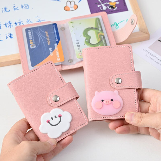 Adorable Cartoon Card Holder Wallet