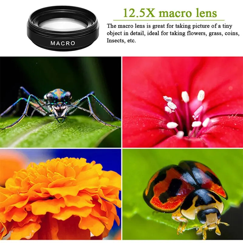 Universal Clip-on 0.45X Super Wide-Angle Macro Lens