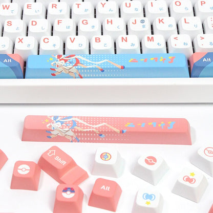 Anime PBT Keycaps XDA Profile - 130 Pink Caps