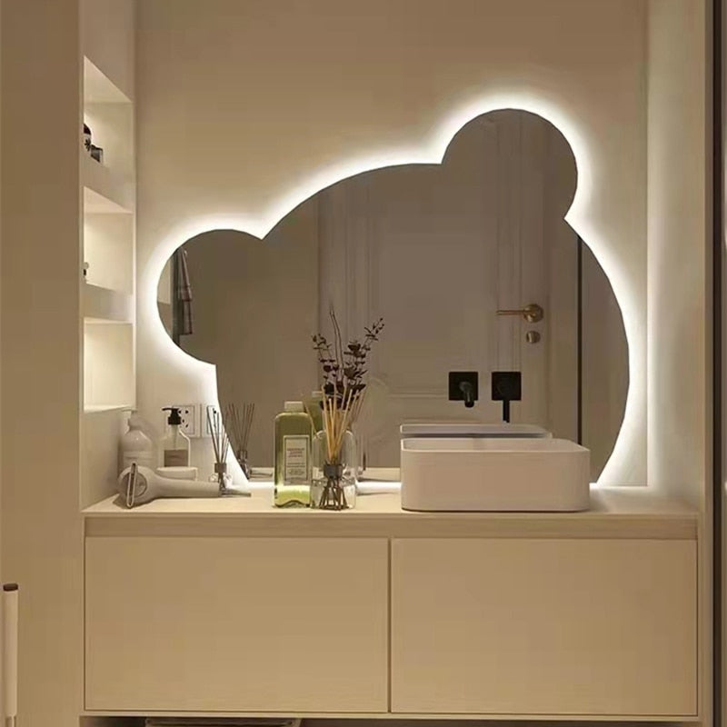 Lampe de miroir de toilette ours mignon