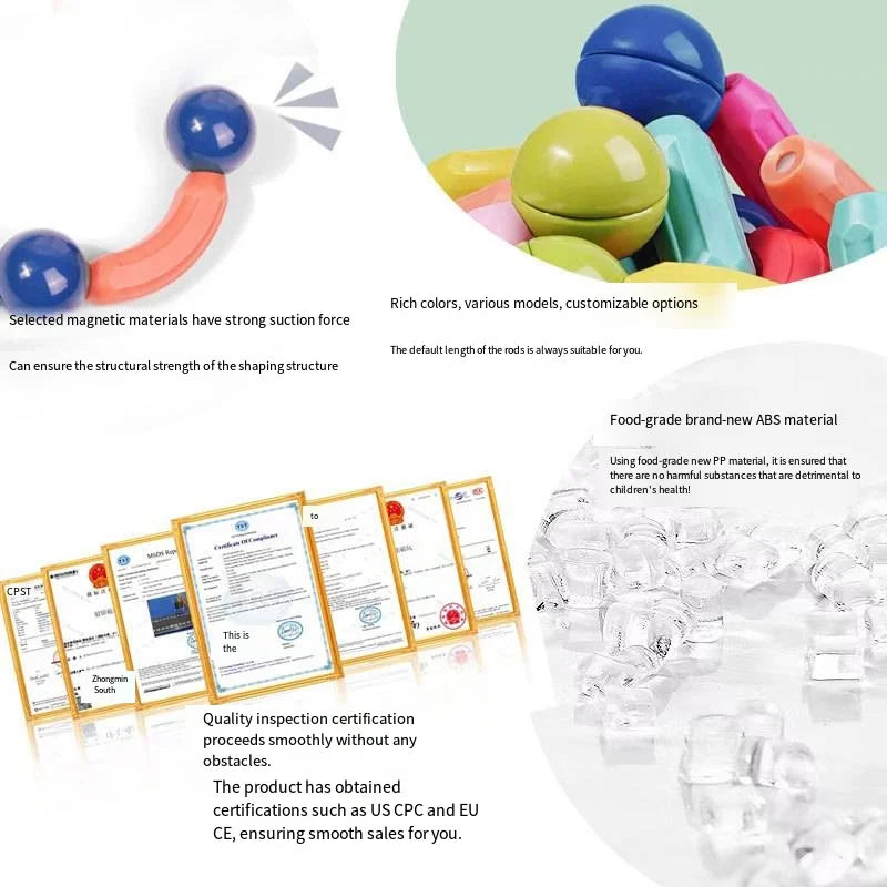 Magnetstab-Bausteine ​​für Kinder