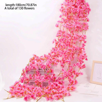 Silk Cherry Blossom Sakura Garland Home & Party Decoration