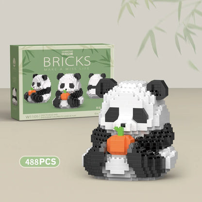 DIY Mini Panda Building Blocks