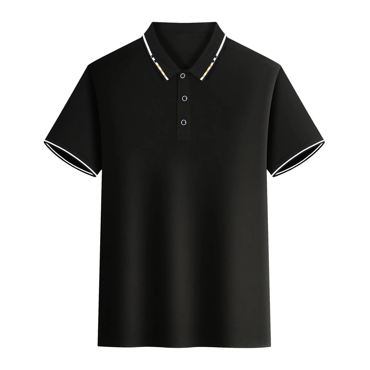 Poloshirt mit buntem Revers für Herren für den Sommer